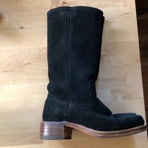 Frye suede brown boots